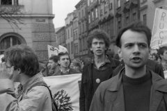 1989-r.-Wiosenne-demonstracje-mlodziezy-i-studentow-w-Krakowie-fot.-Jacek-Boron-Tomasz-9